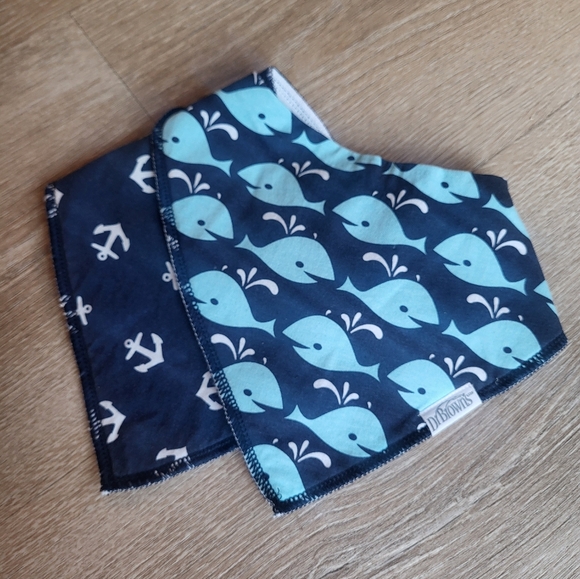 Dr Browns 2 Pack Of Bibs - Picture 1 of 2